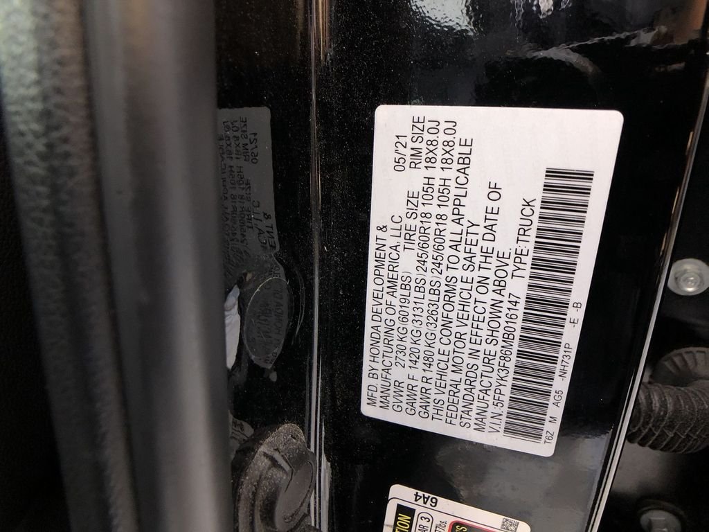 Used 2021 Black Honda Black Edition image 29