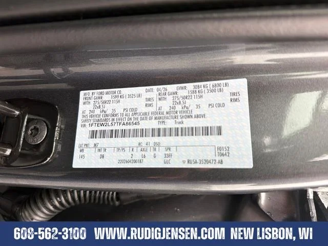 New 2026 Carbonized Gray Metallic Ford STX® image 56