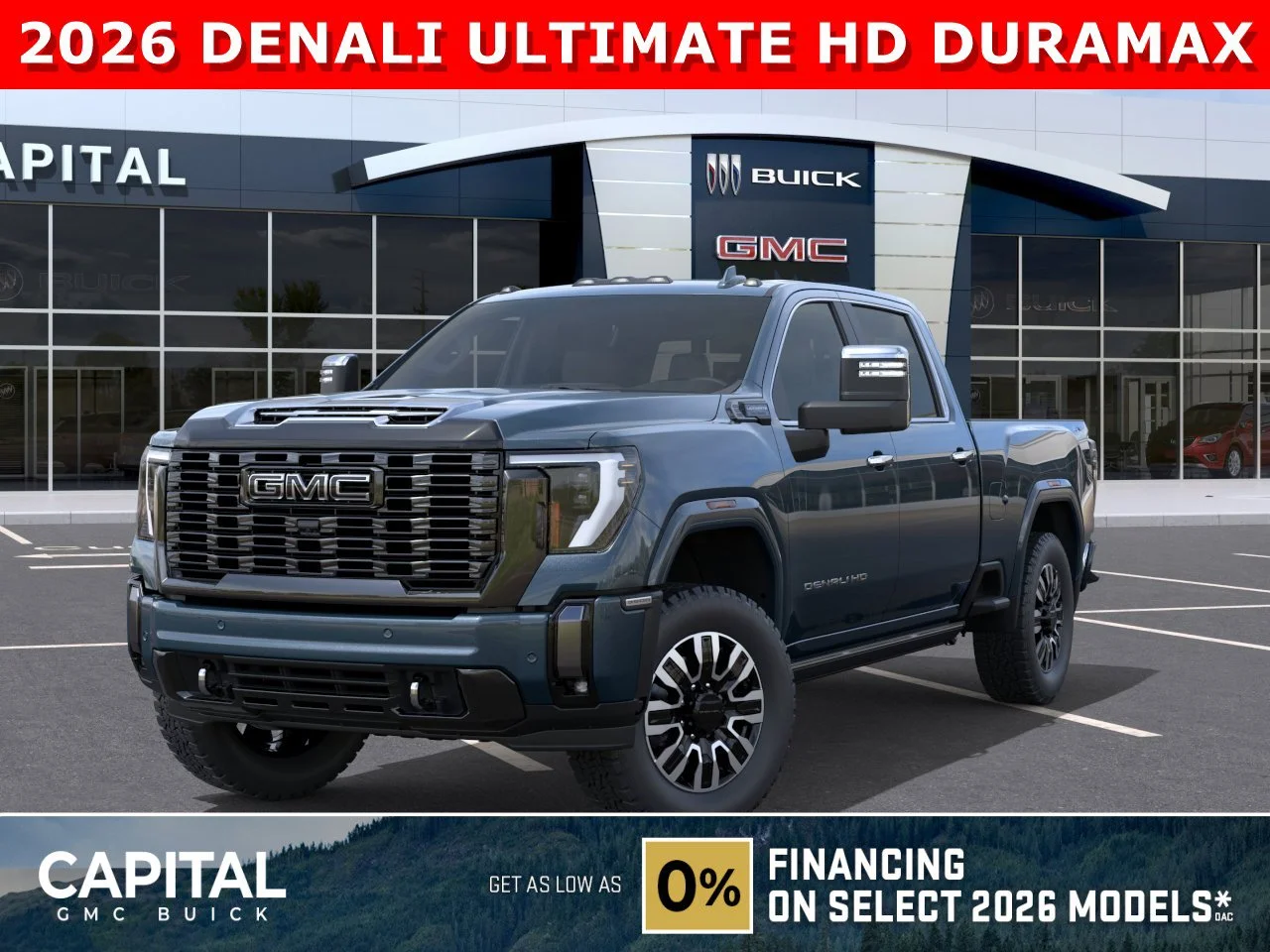 New 2026 DOWNPOUR METALLIC GMC Denali Ultimate image 1