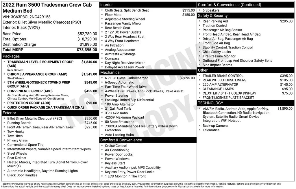 Used 2022 Silver Ram Tradesman image 43