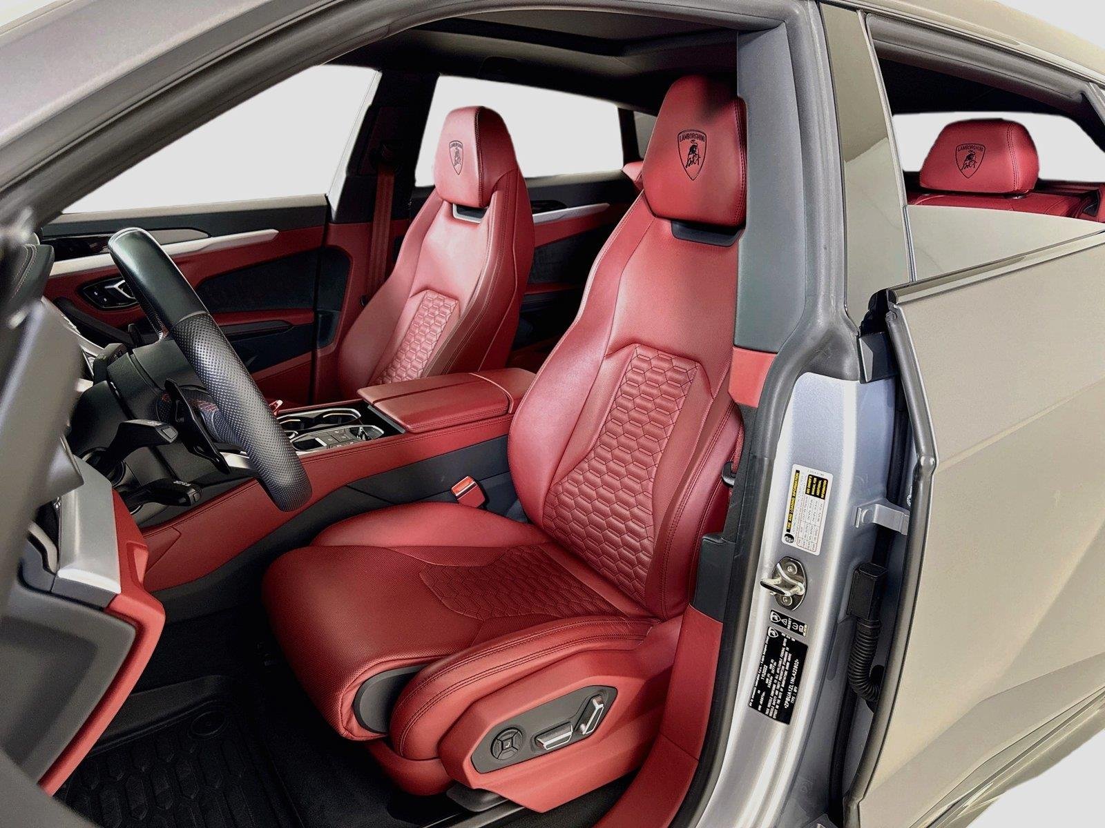 Used 2022 Grigio Nimbus Matt/Verde Scandal Lamborghini Graphite Capsule image 14