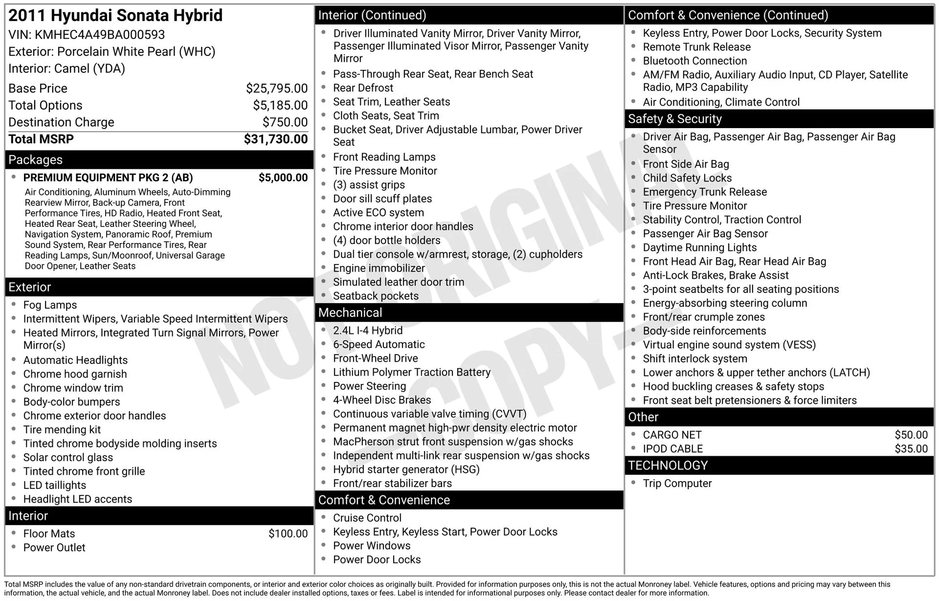 2011 Hyundai Sonata's photo