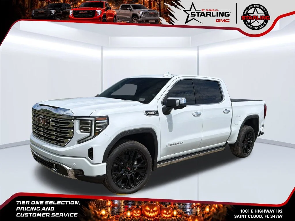 New 2026 Glacier White Tricoat GMC Denali image 1