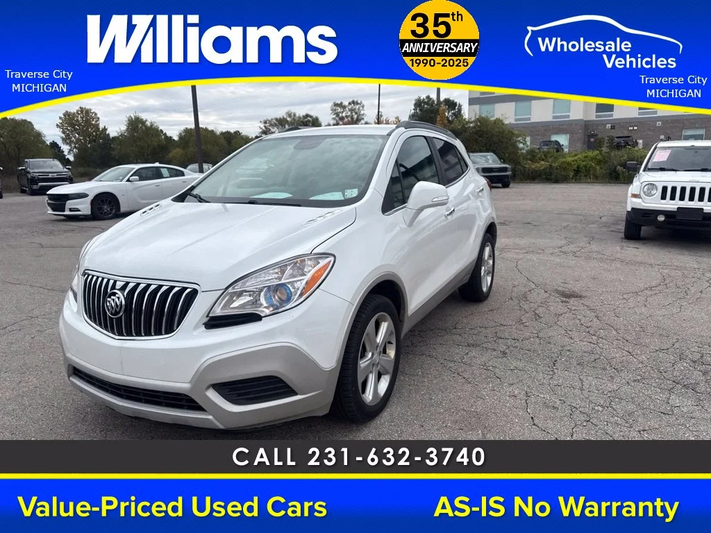 Used 2015 White Pearl Metallic Buick Base image 13