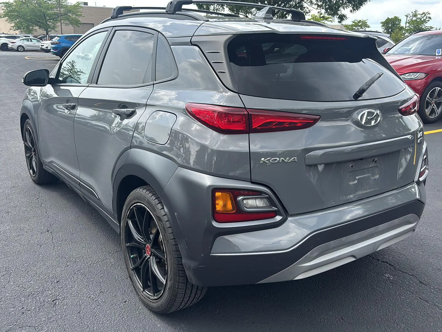 Used 2021 Galactic Gray Hyundai NIGHT image 4