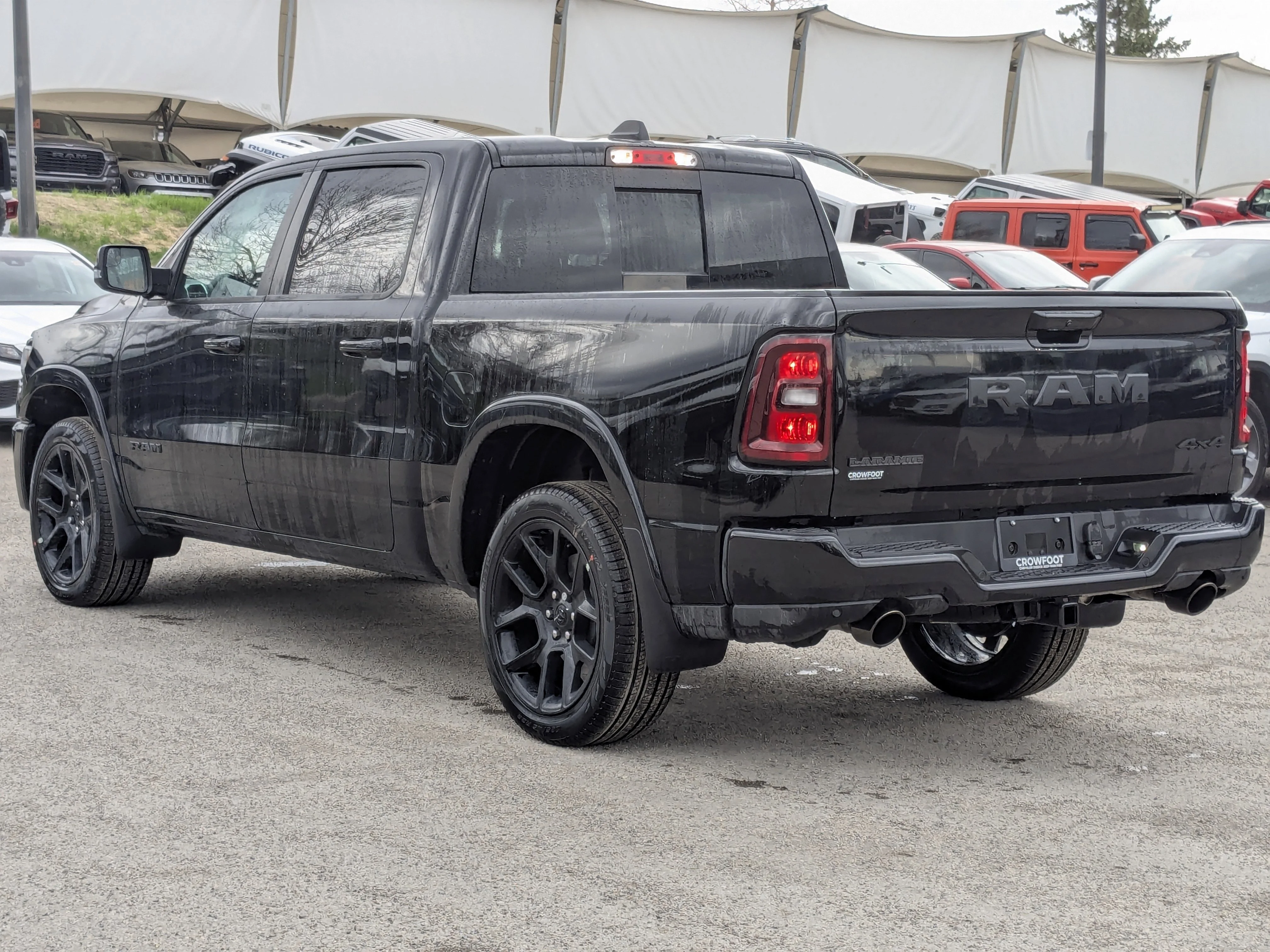 New 2026 Black RAM Laramie - - Twin Turbo - 22 Black Wheels - 14.4 Screen - Harman/Kardon - Pano Sunroof & More! image 6
