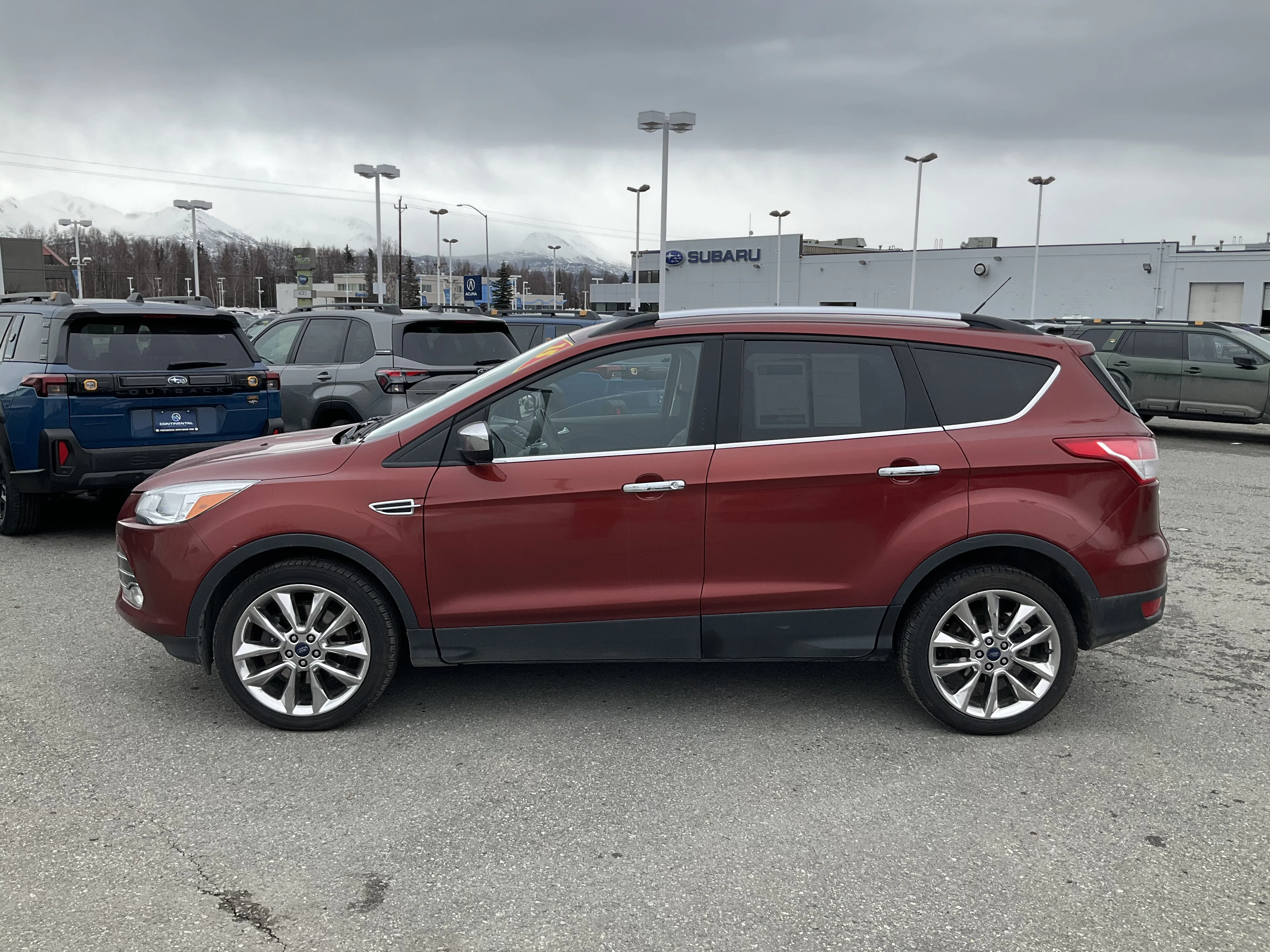 Used 2015 Ruby Red Metallic Tinted Clearcoat Ford SE image 3
