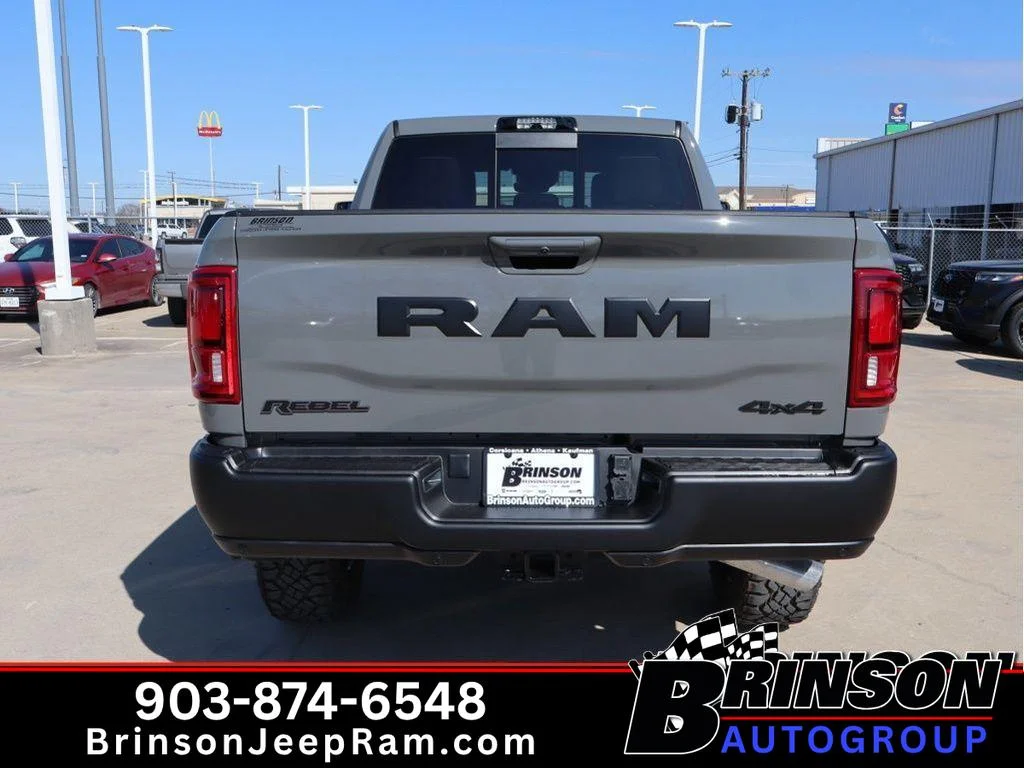 New 2026 Ceramic Gray Clear-Coat Exterior Paint RAM Rebel image 4