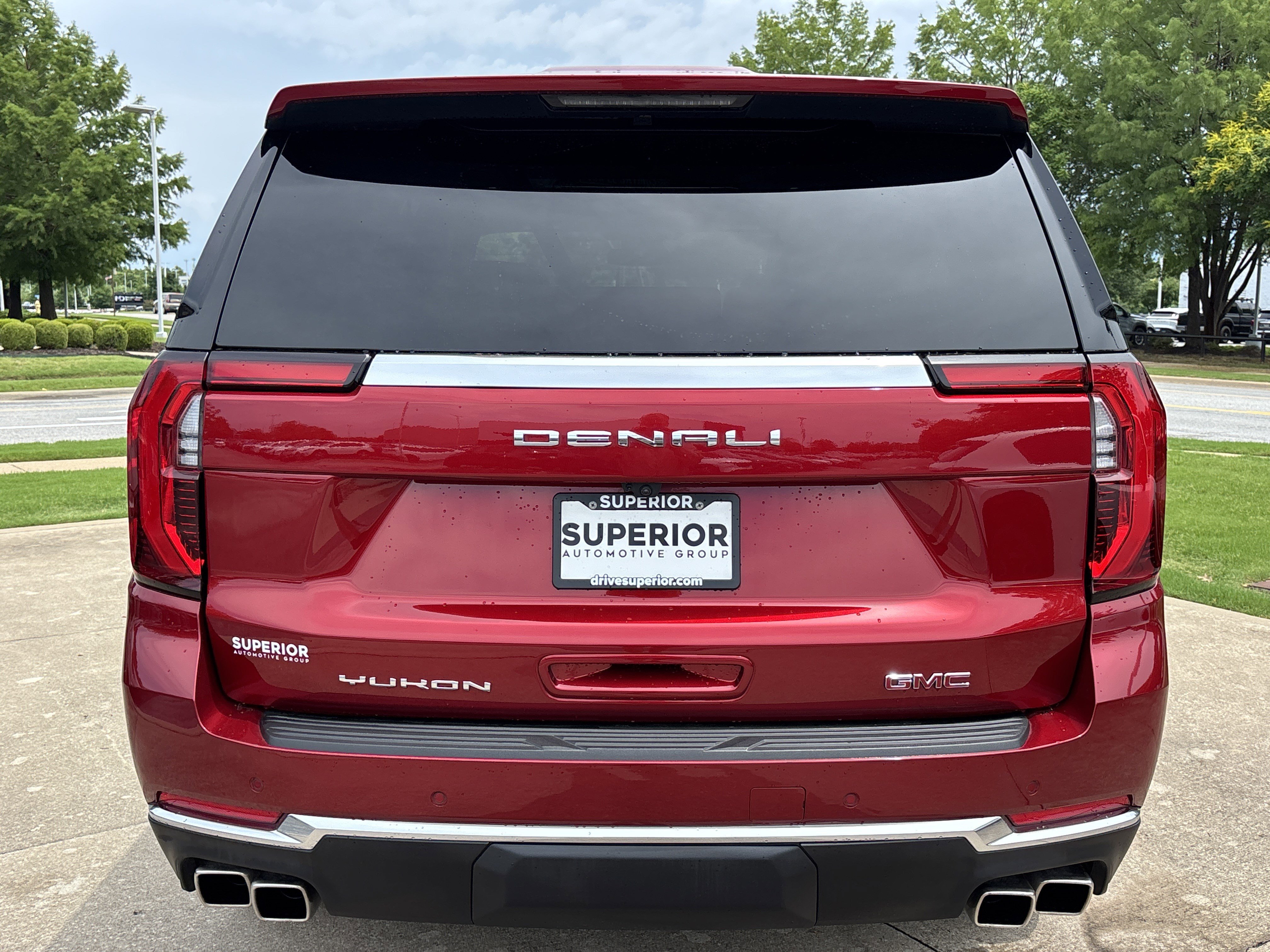 Used 2025 Volcanic Red Tintcoat GMC Denali 4WD image 5