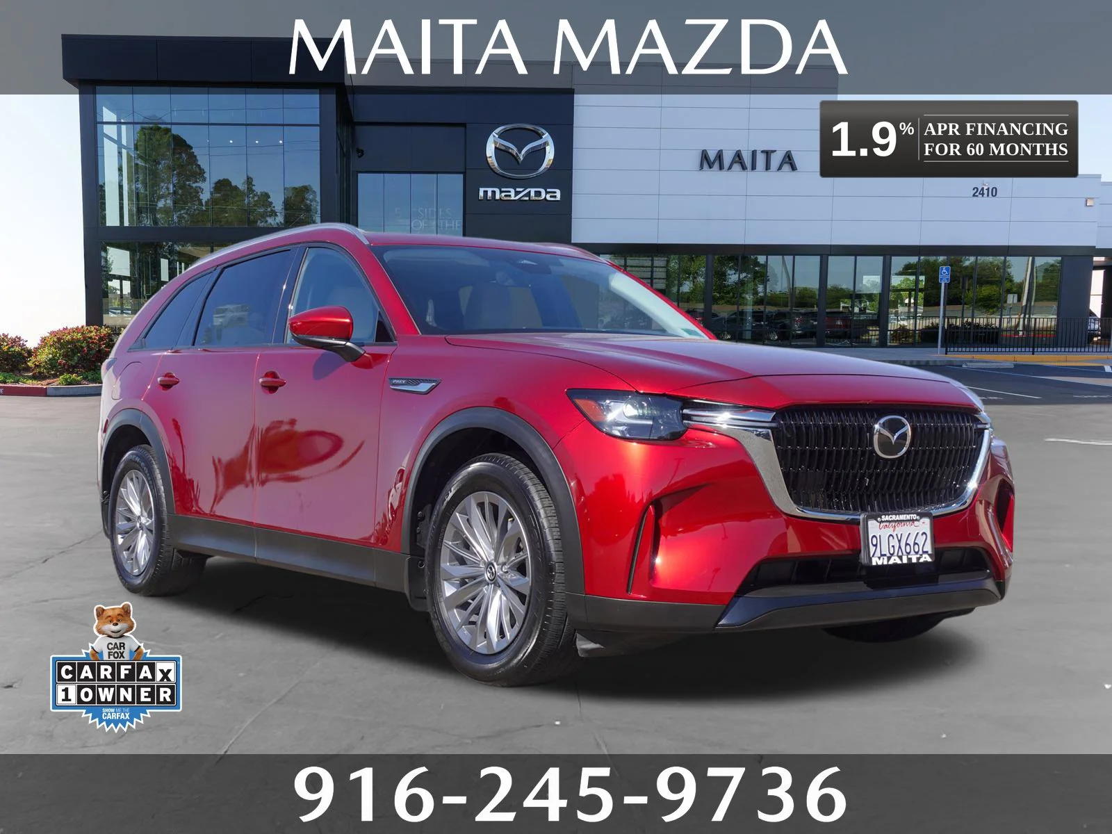 Certified Used 2024 Soul Red Crystal Metallic Mazda Preferred image 1