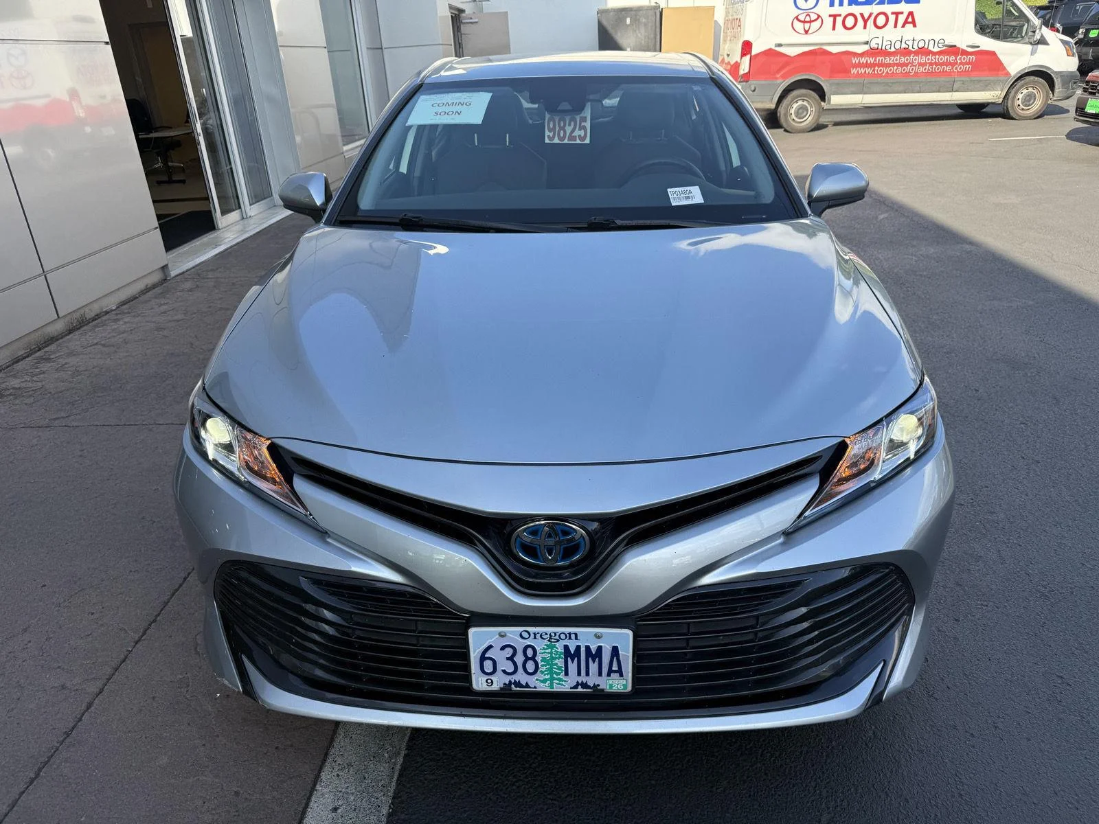 Used 2020 Celestial Silver Metallic Toyota Hybrid LE image 8