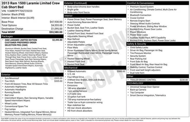 2013 RAM 1500 Laramie Longhorn Edition 4x4 Crew Cab's photo