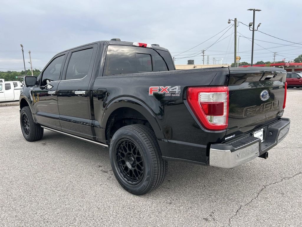 Used 2021 Agate Black Metallic Ford Lariat image 6