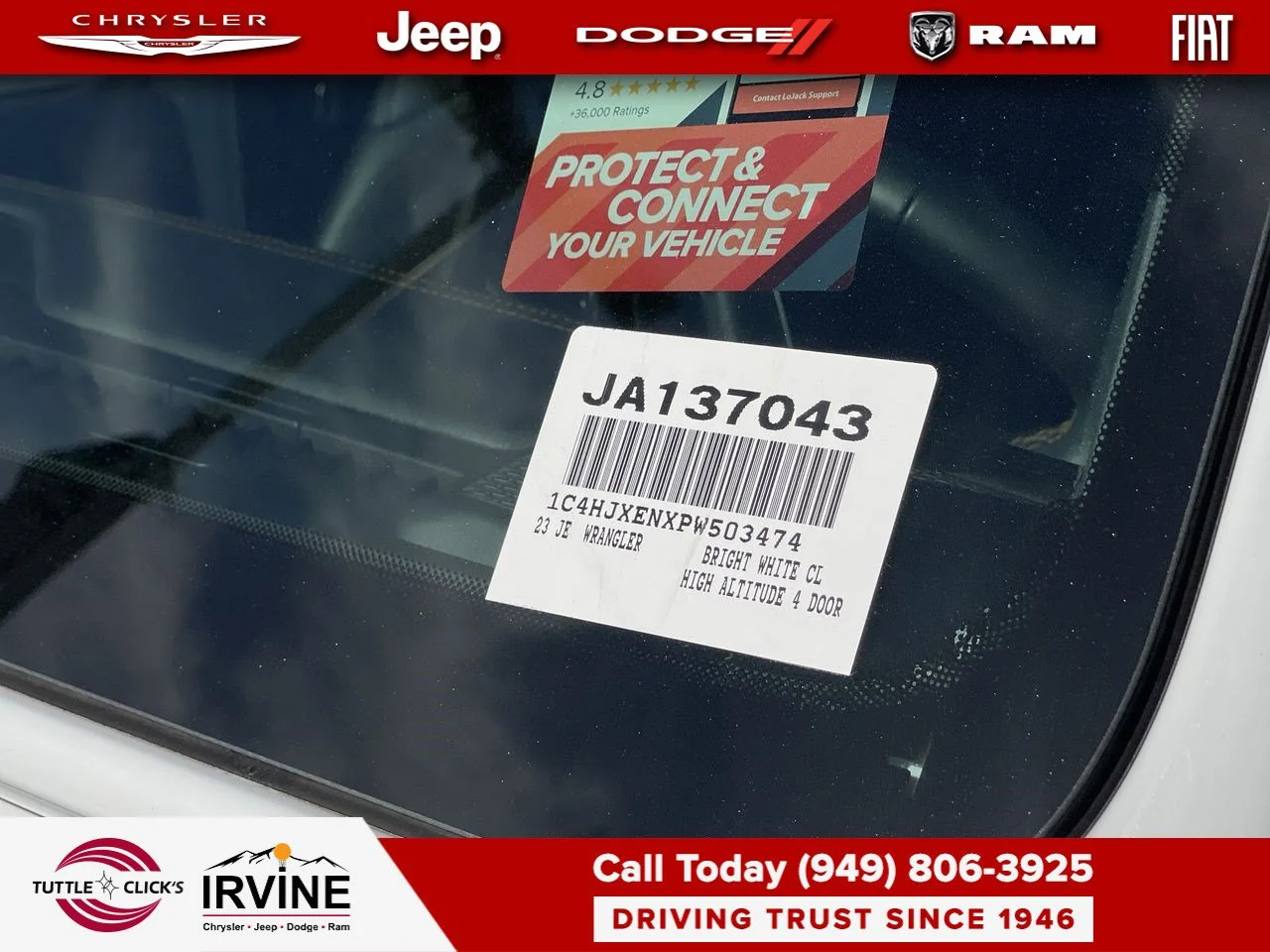 Used 2023 Bright White Clearcoat Jeep High Altitude image 42