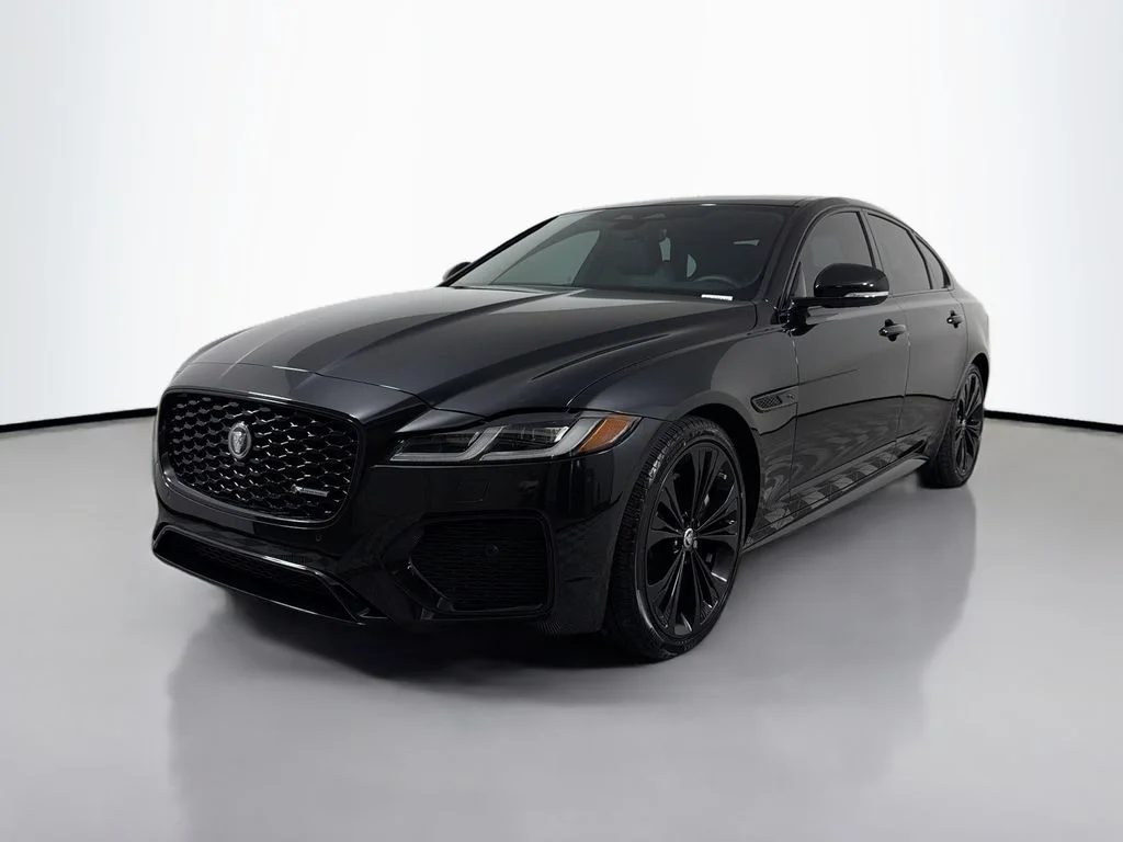Certified Used 2024 Black Jaguar R-Dynamic SE image 1