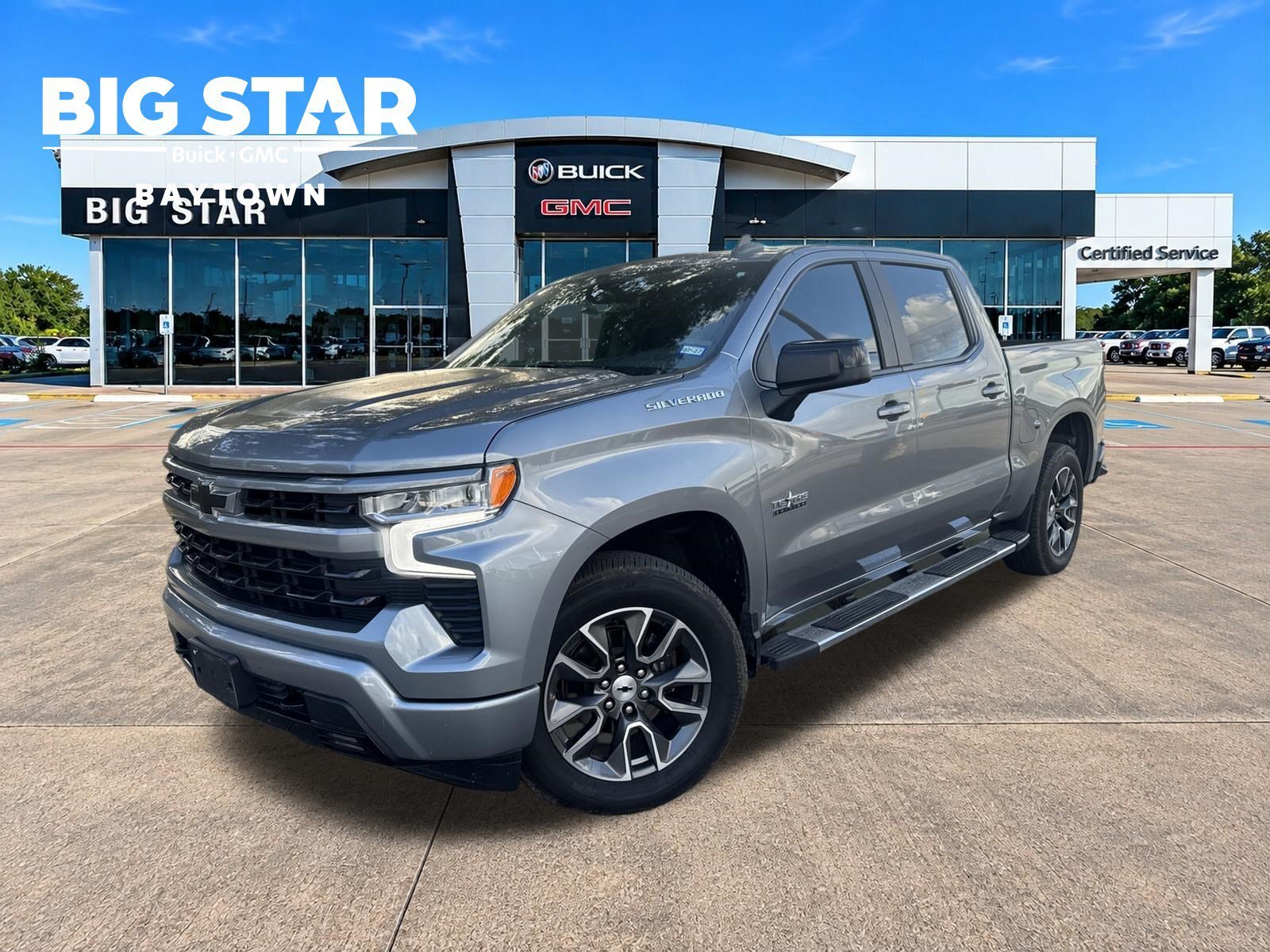 Used 2025 Sterling Gray Metallic Chevrolet RST image 1