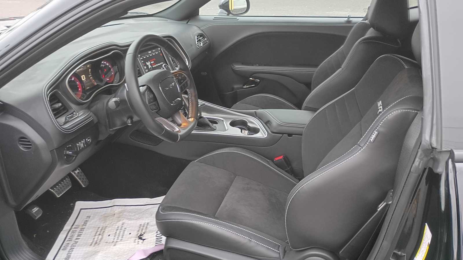 Used 2021 Pitch Black Clearcoat Dodge SRT Hellcat Redeye Widebody image 5
