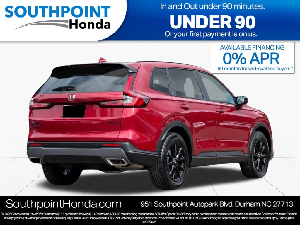New 2027 Radiant Red Metallic Honda Sport-L image 3