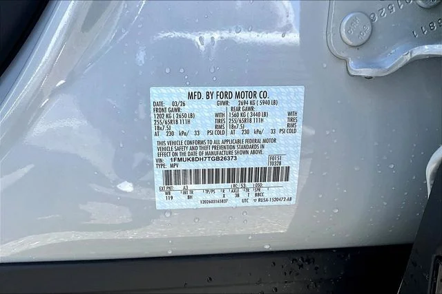 New 2026 Space White Metallic Ford Active image 8