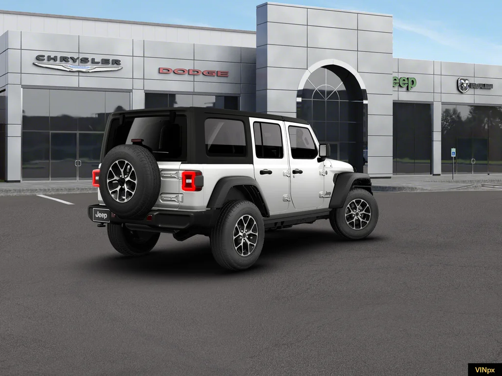 New 2026 Bright White Clear-Coat Exterior Paint Jeep Sport S image 13