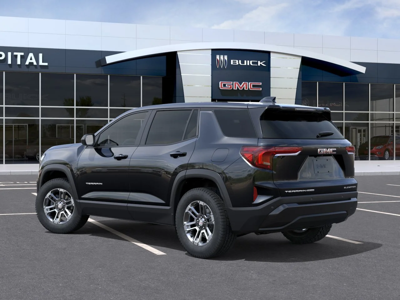 New 2027 Ebony Twilight Metallic GMC AWD Elevation image 4