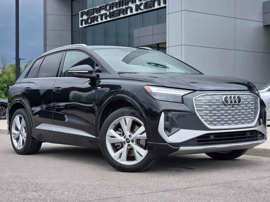 Used 2023 Audi Q4 e-tron Premium Plus with VIN WA1L2BFZ0PP005347 for sale in Fort Wright, KY