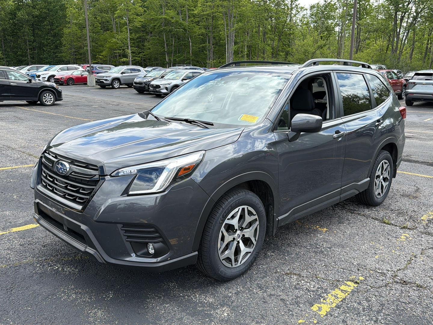Used 2024 Magnetite Gray Metallic Subaru Premium image 12