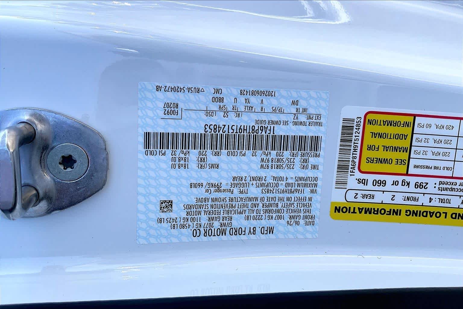 New 2026 Oxford White Ford EcoBoost® Fastback image 18
