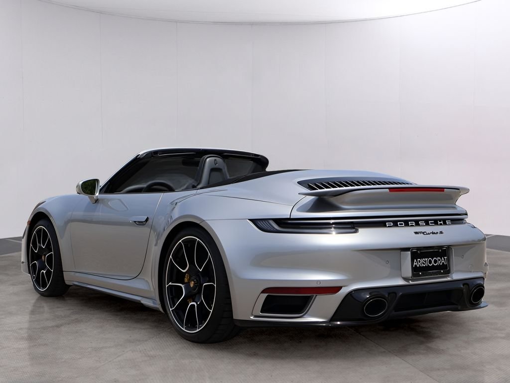 Used 2022 GT Silver Metallic Porsche Turbo S image 3
