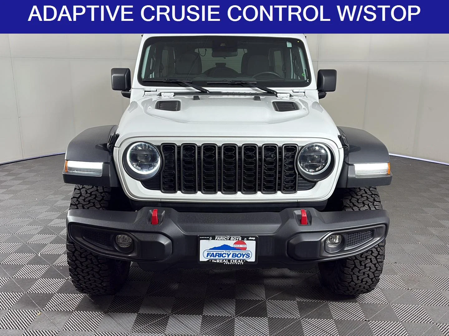 Used 2024 Bright White Clearcoat Jeep Rubicon image 4
