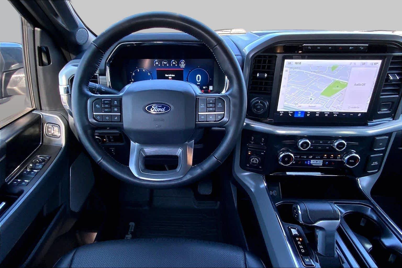 Used 2024 Carbonized Gray Metallic Ford LARIAT image 6