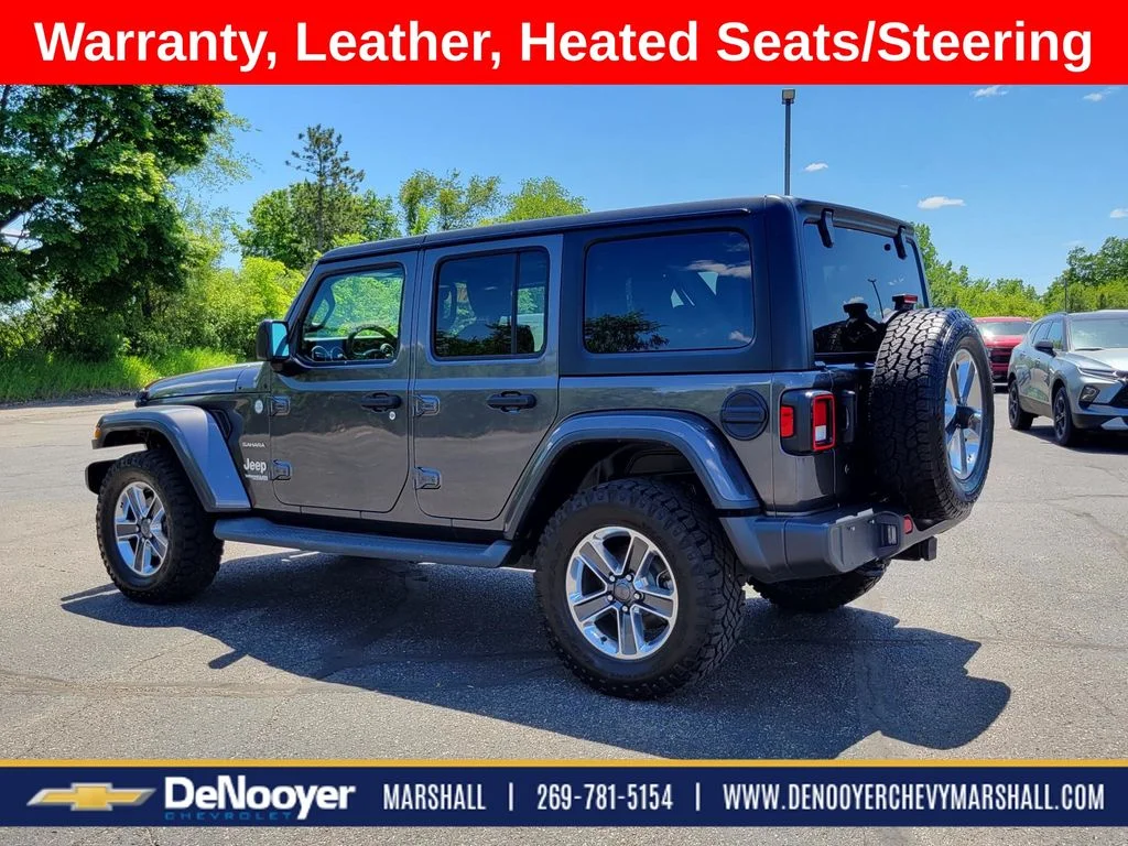 Used 2018 Gray Jeep Unlimited Sahara image 4