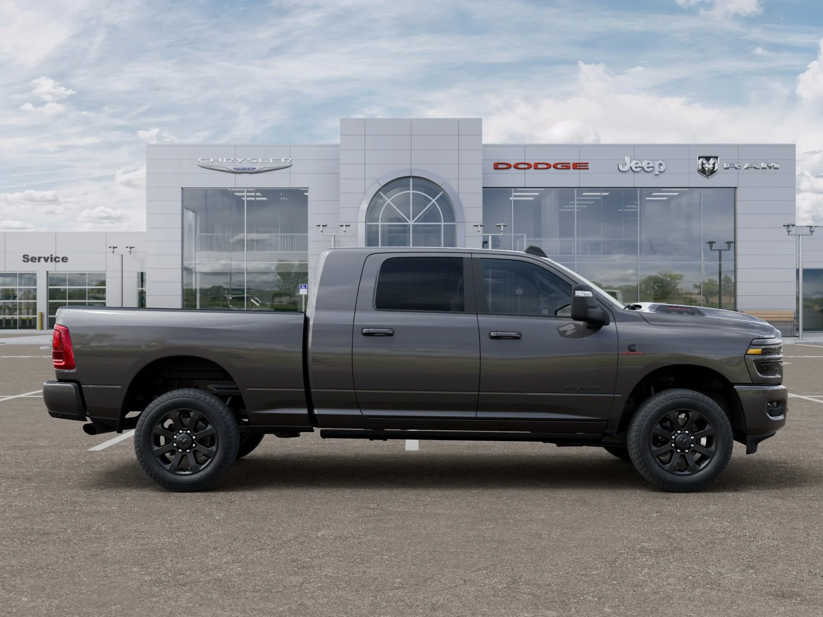 New 2026 Granite Crystal Metallic Clear-Coat Exterior Paint RAM Laramie image 46