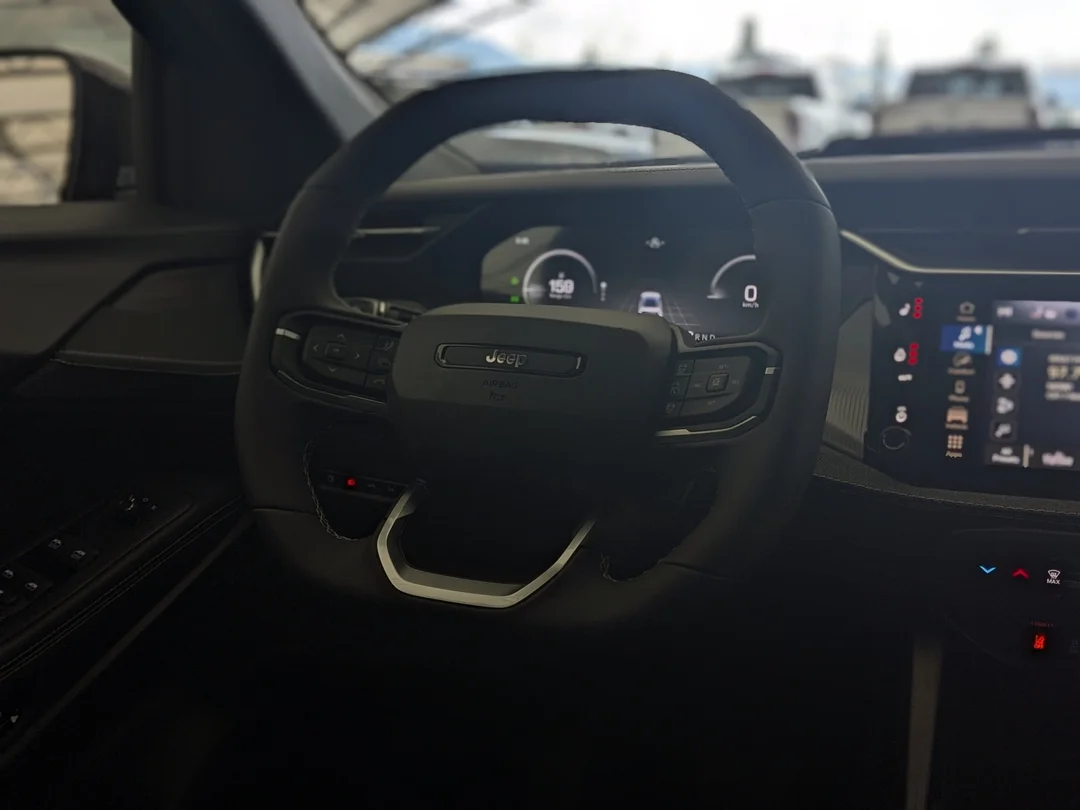 New 2026 Black Jeep Laredo - - 4x4 - 1.6L I-4 Turbo Hybrid - 12.3 Uconnect Display - Heated Seats/Steering & More! image 15