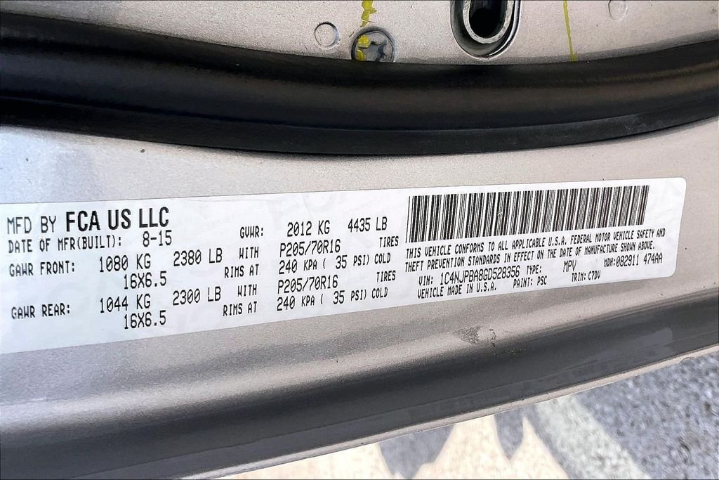 Used 2016 Maximum Steel Metallic Jeep Sport image 15