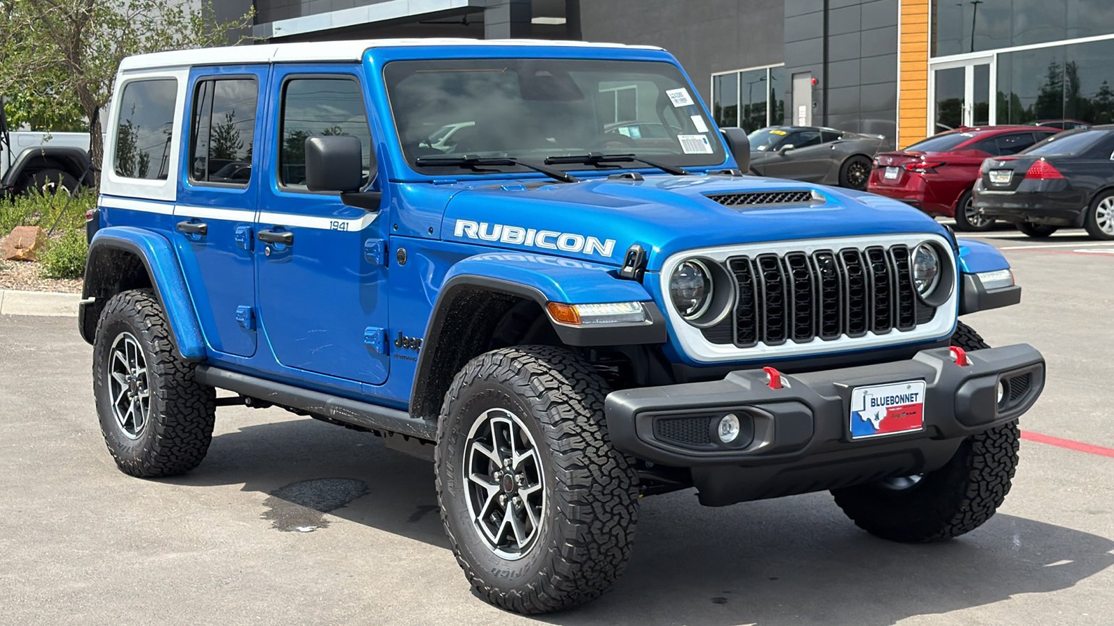 New 2026 Hydro Blue Pearl-Coat Exterior Paint Jeep Rubicon image 3