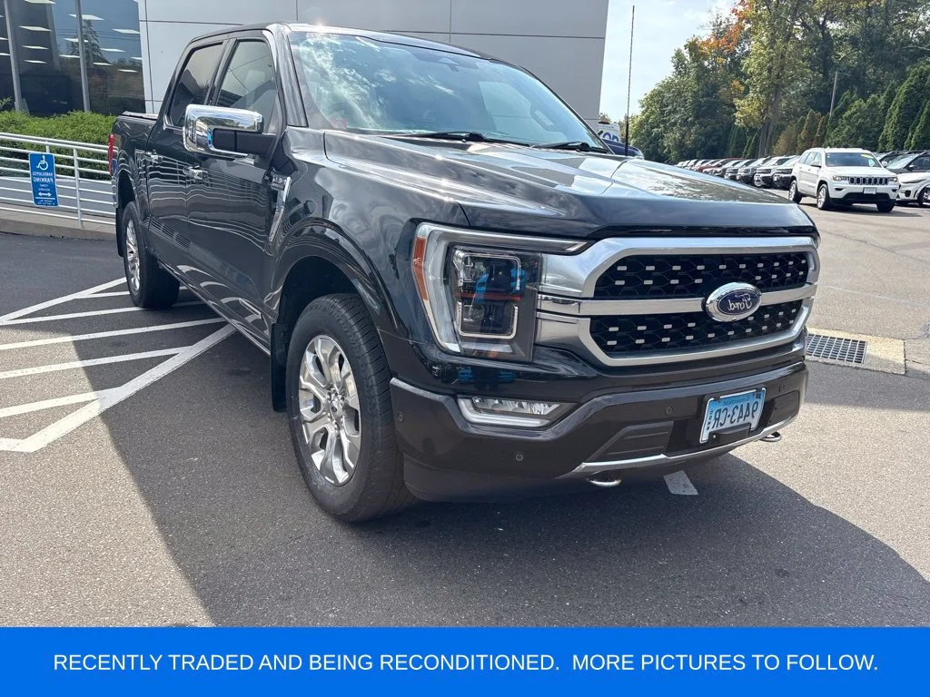 Used 2022 Black Ford Platinum image 1