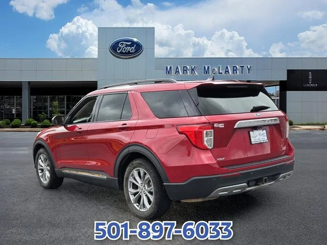 Used 2021 Red Ford XLT image 3