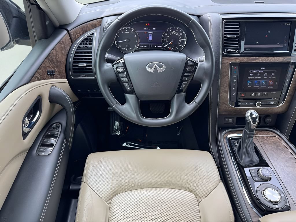 Used 2021 Moonstone White INFINITI Premium Select image 27
