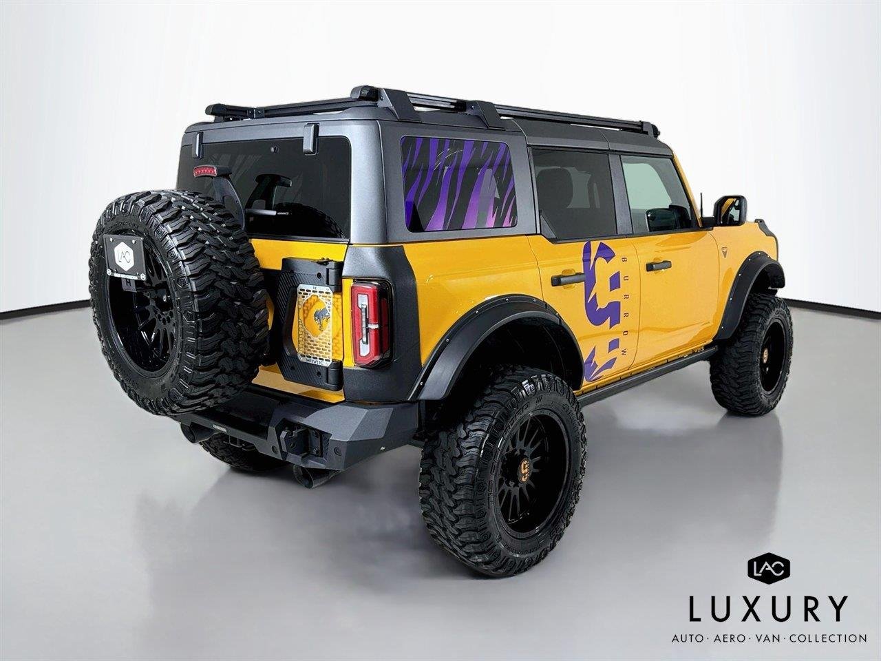 Used 2022 Cyber Orange Metallic Tricoat Ford Badlands | Custom Build for Joe Burrow Foundation image 6