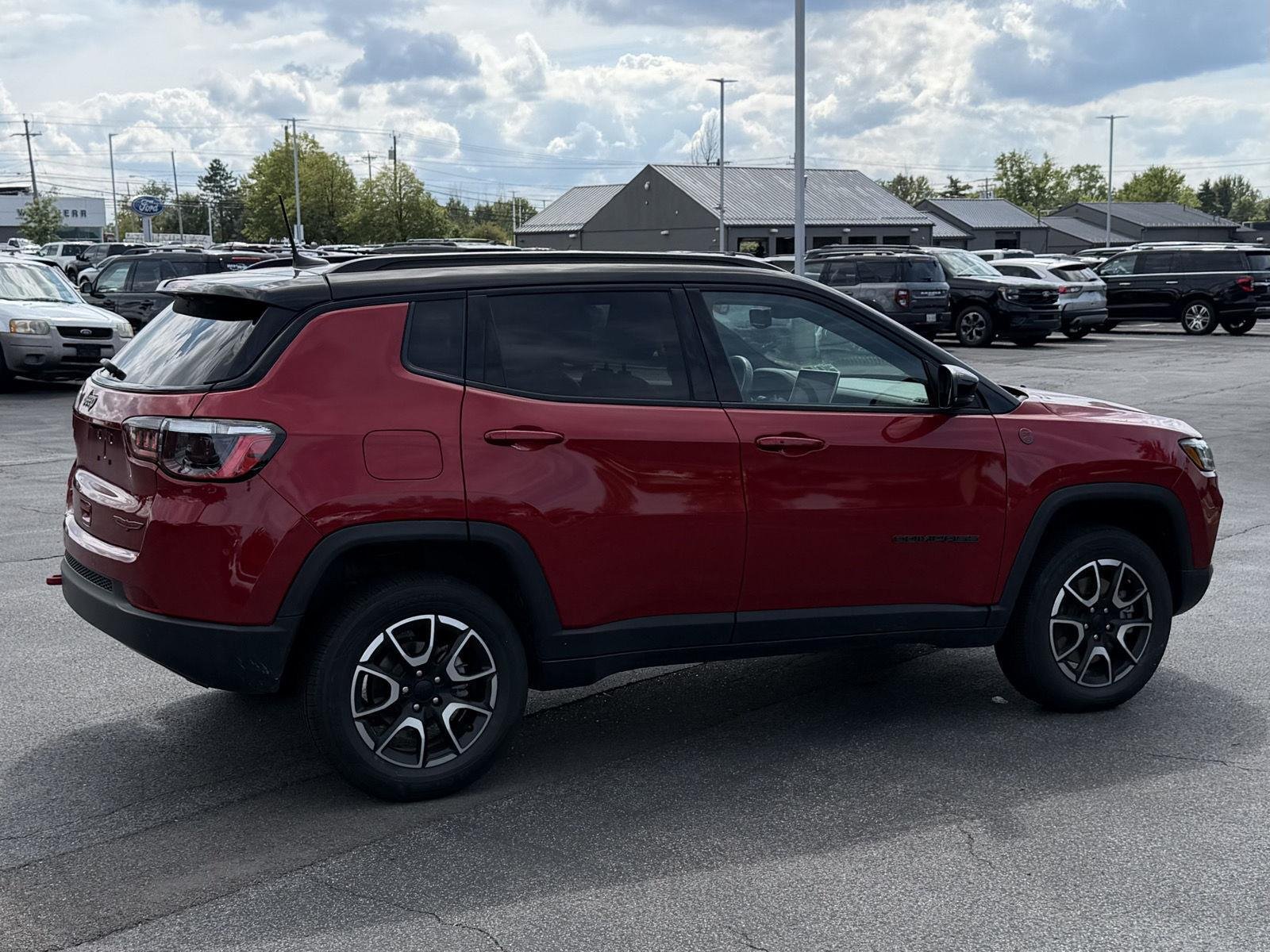 Used 2024 Red Hot Pearlcoat Jeep Trailhawk image 6