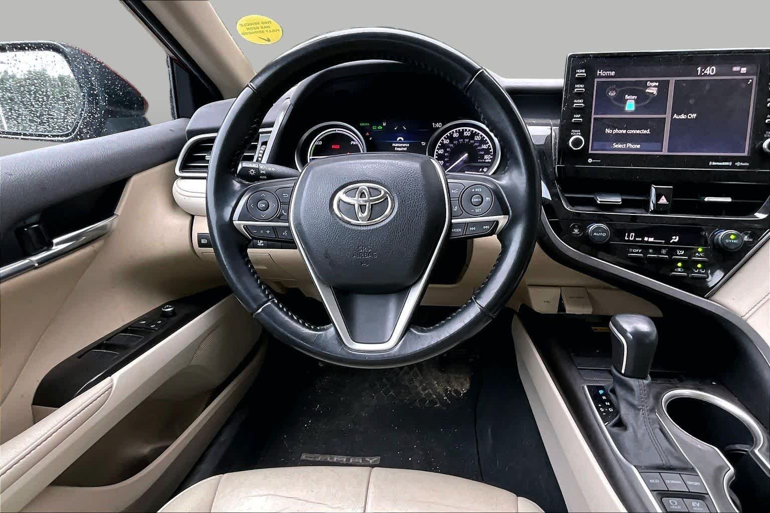 Used 2022 Ruby Flare Pearl Toyota Hybrid XLE image 6
