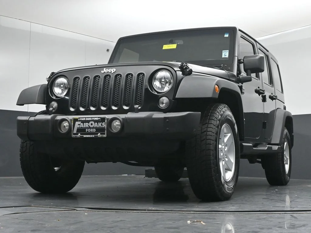 Used 2015 Black Jeep Unlimited Sport image 36