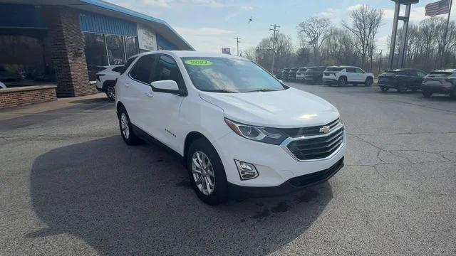 Used 2021 Chevrolet Equinox LT with VIN 3GNAXKEV4MS176863 for sale in Crawfordsville, IN