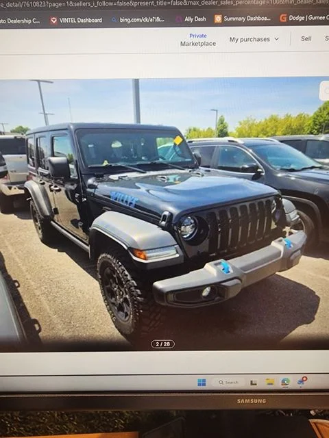 Used 2023 Black Jeep Willys 4xe image 1