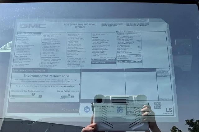 New 2026 Glacier White Tricoat GMC Denali Ultimate image 14
