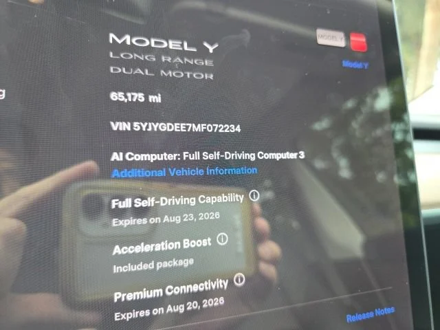 Used 2021 Red Multi-Coat Tesla Long Range image 17