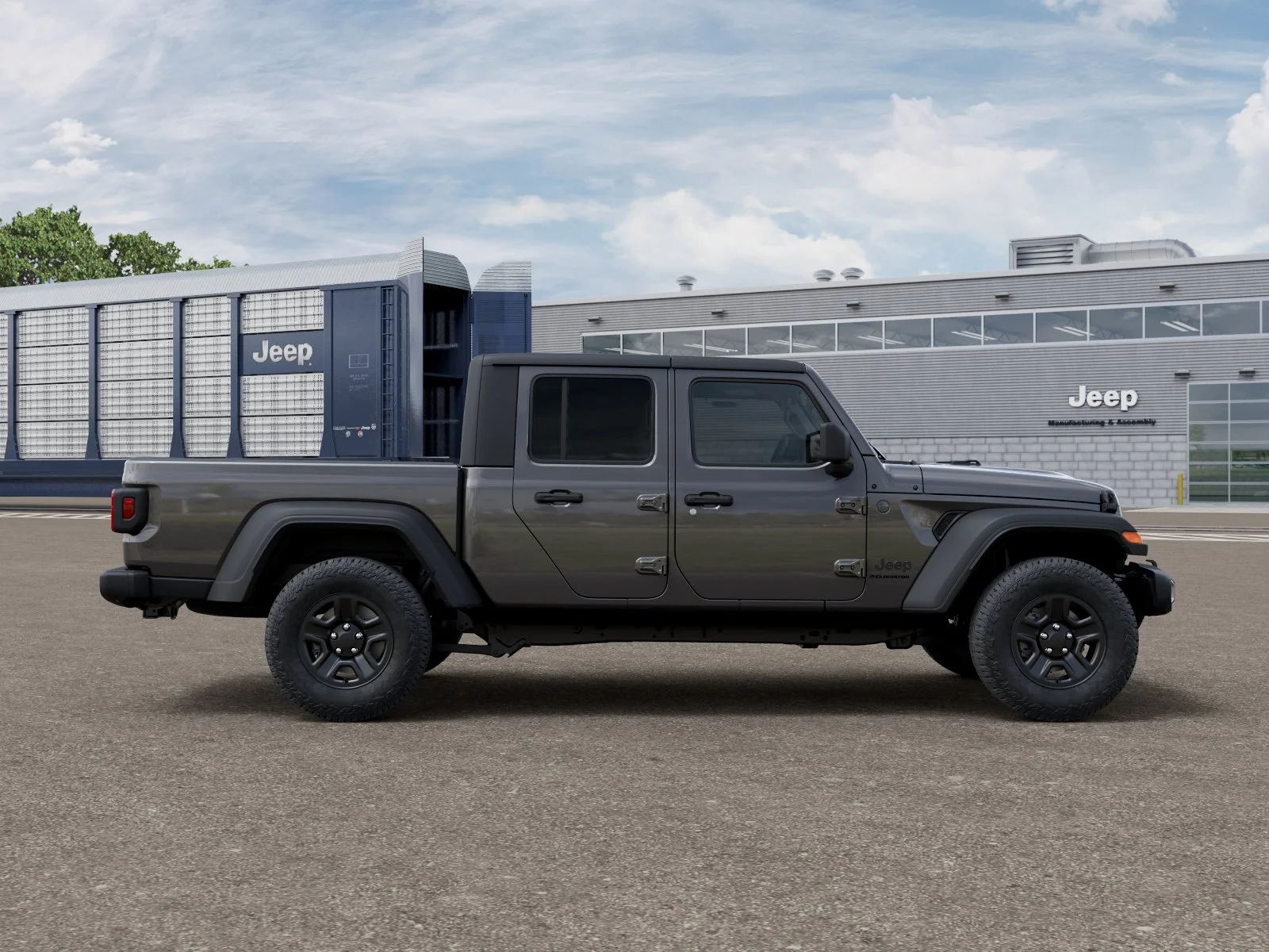 New 2026 Granite Crystal Metallic Clear-Coat Exterior Paint Jeep Sport image 13