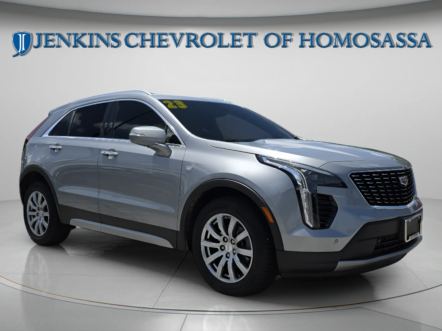 Used 2023 Argent Silver Metallic Cadillac AWD Premium Luxury image 2