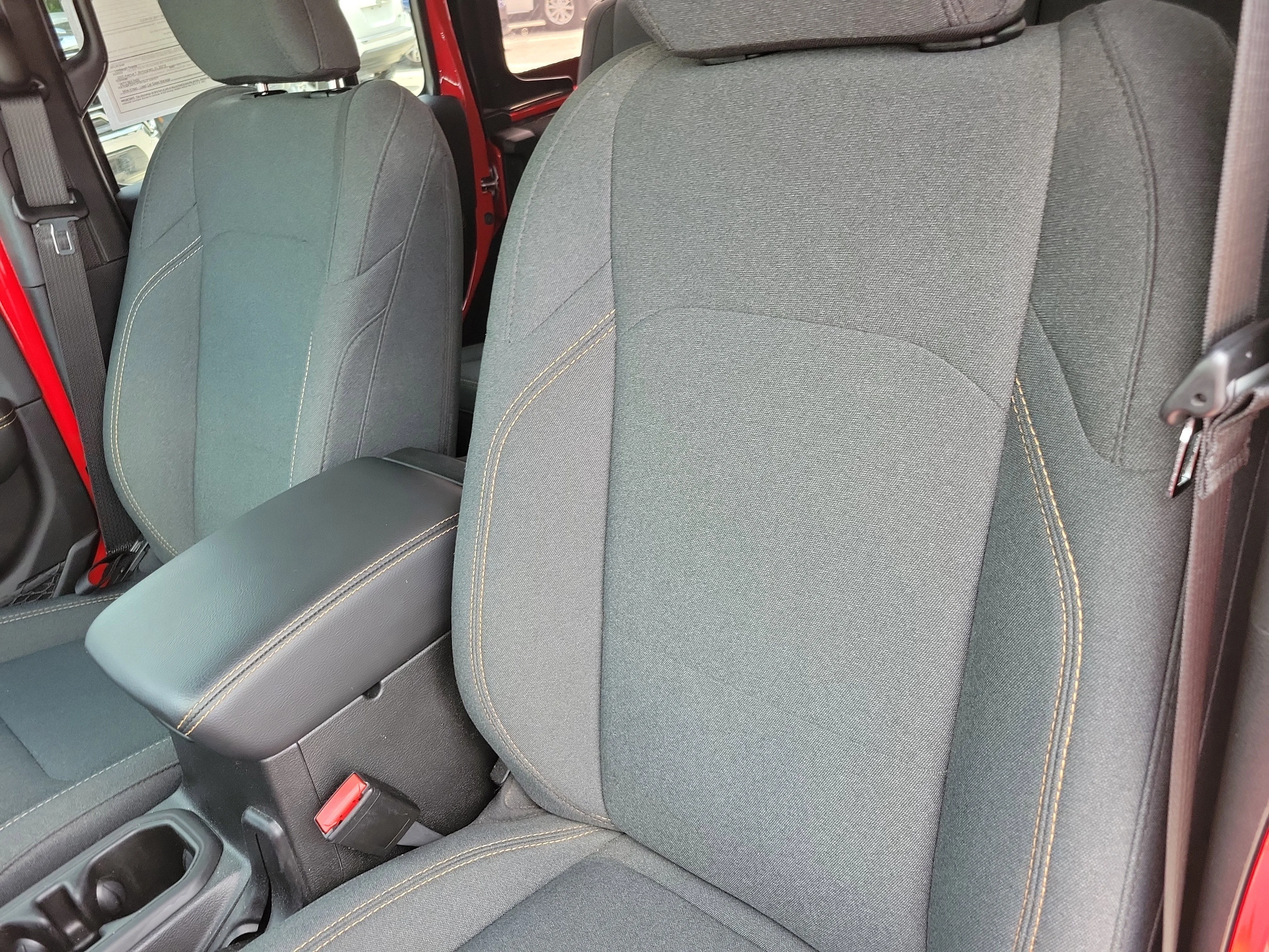 Used 2024 Firecracker Red Clearcoat Jeep Sahara image 6